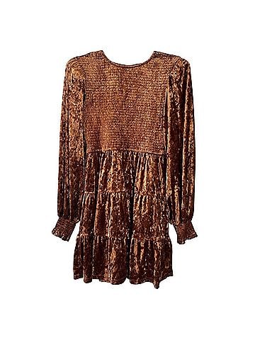Baltic Born Kele Crushed Velvet Casual Dress (view 1)