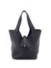 Hermès 100% Leather Black Picotin Lock Bag Clemence MM One size - photo 1
