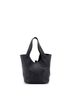 Hermès 100% Leather Black Picotin Lock Bag Clemence MM One size - photo 4