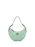 Prada 100% Leather Green Arque Half Moon Hobo Leather Small One size - photo 1