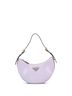 Prada 100% Leather Purple Arque Half Moon Hobo Leather Small One size - photo 1