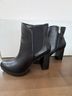 Adrienne Vittadini Solid Black Ankle Boots Size 7 1/2 - photo 5