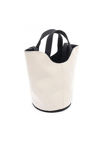 Balenciaga Balenciaga Wave XS Handbag, Canvas, Women's, White/Black, 619979 (view 2)