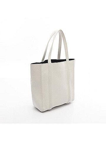 Balenciaga Balenciaga EVERYDAY XXS Tote Bag, Leather, Women's, White, 551815 (view 2)