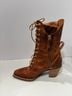 Free People 100% Leather Brown Boots Size EU 36 - photo 8
