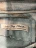 We the Free Plaid Teal Tan White Jacket Size L - photo 5