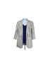 Express Stripes White Blue Blazer Size S - photo 1