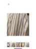 H&M Stripes White Blue Blazer Size 4 - photo 3