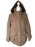 Jones New York Solid Plaid Brown Coat Size L - photo 1