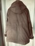 Jones New York Solid Plaid Brown Coat Size L - photo 7