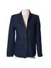 J.Crew Polka Dots Blue White Blazer Size 2 - photo 1