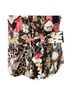 Just Cavalli Floral Animal Print Graphic Multi Color Short Sleeve Blouse Size XS - photo 4