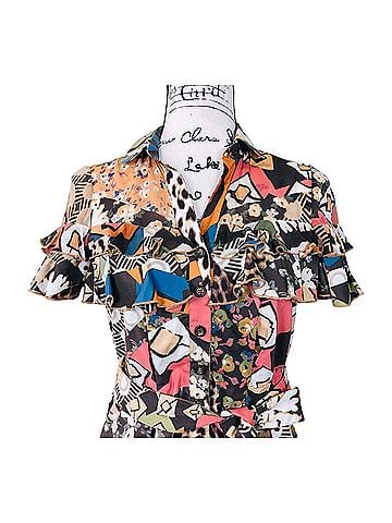 Just Cavalli Short Sleeve Blouse (view 2)