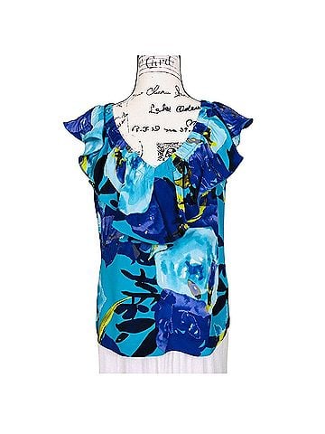 Trina Turk Short Sleeve Blouse (view 1)