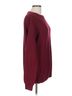 Adolfo Dominguez 100% Cotton Solid Burgundy Pullover Sweater Size L - photo 3