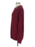 Adolfo Dominguez 100% Cotton Solid Burgundy Pullover Sweater Size L - photo 4