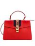 Gucci 100% Leather Red Sylvie Top Handle Bag Leather Medium One size - photo 1