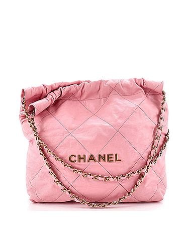 Chanel 22 Chain Hobo Quilted Calfskin Small (view 1)
