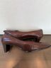 Anne Klein Solid Brown Burgundy Heels Size 7 1/2 - photo 4