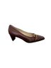 Anne Klein Solid Brown Burgundy Heels Size 7 1/2 - photo 1