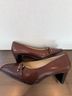 Anne Klein Solid Brown Burgundy Heels Size 7 1/2 - photo 3