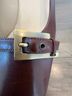 Anne Klein Solid Brown Burgundy Heels Size 7 1/2 - photo 6