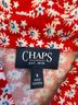 Chaps Floral Red White Blue Casual Dress Size S - photo 3