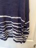 Garnet Hill Stripes Purple White Blue Pullover Sweater Size M - photo 8