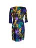 Milly Print Multi Color Cocktail Dress Size 4 - photo 1