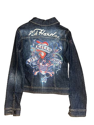 Ed Hardy Denim Jacket (view 2)