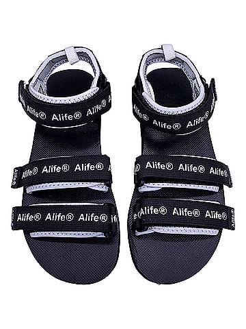 Alife Reflective Logo Sandals (view 1)