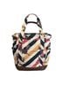 L.L.Bean Signature Print Multi Color Leather Tote One size - photo 2