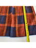 Field Flower Plaid Multi Color Orange Blue Brown Yellow Coat Size XS - photo 8