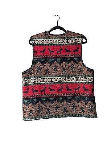 Woolrich Wool Blanket Tapestry Winter Holiday  Vest (view 2)