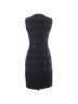 AKRIS Plaid Blue Black Wool Dress Size 4 - photo 2