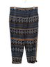 Elevenses Floral Stripes Multi Color Casual Pants Size 8 - photo 1