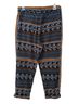 Elevenses Floral Stripes Multi Color Casual Pants Size 8 - photo 2