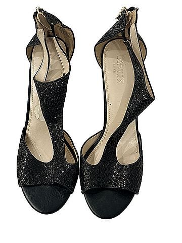 David's Bridal Sailor Glitter Heels (view 2)