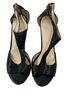 David's Bridal Solid Black Heels Size 10 - photo 2