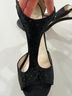 David's Bridal Solid Black Heels Size 10 - photo 3