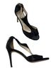 David's Bridal Solid Black Heels Size 10 - photo 1