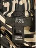 River Island 100% Polyester Graphic Black White Casual Pants Size 10 - photo 3
