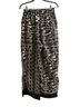 River Island 100% Polyester Graphic Black White Casual Pants Size 10 - photo 2