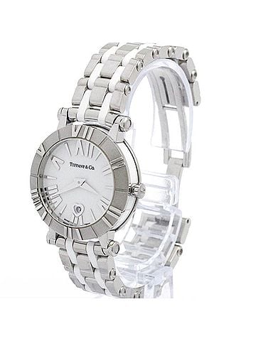 Tiffany & Co. TIFFANY Atlas Ceramic Steel Ladies Watch Z1300.11.11A20A00A Polished (view 2)