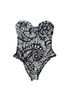 Splendid Paisley Brown White One Piece Swimsuit Size S - photo 1