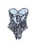 Splendid Paisley Brown White One Piece Swimsuit Size S - photo 2