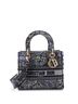Christian Dior 100% Canvas Plain Blue Lady D-Lite Bag Embroidered Canvas Medium One size - photo 1