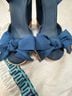Tory Burch Blue Wedges Size 5 1/2 - photo 4