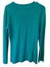 Garnet Hill Teal Pullover Sweater Size 8 - photo 2