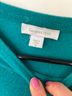 Garnet Hill Teal Pullover Sweater Size 8 - photo 3